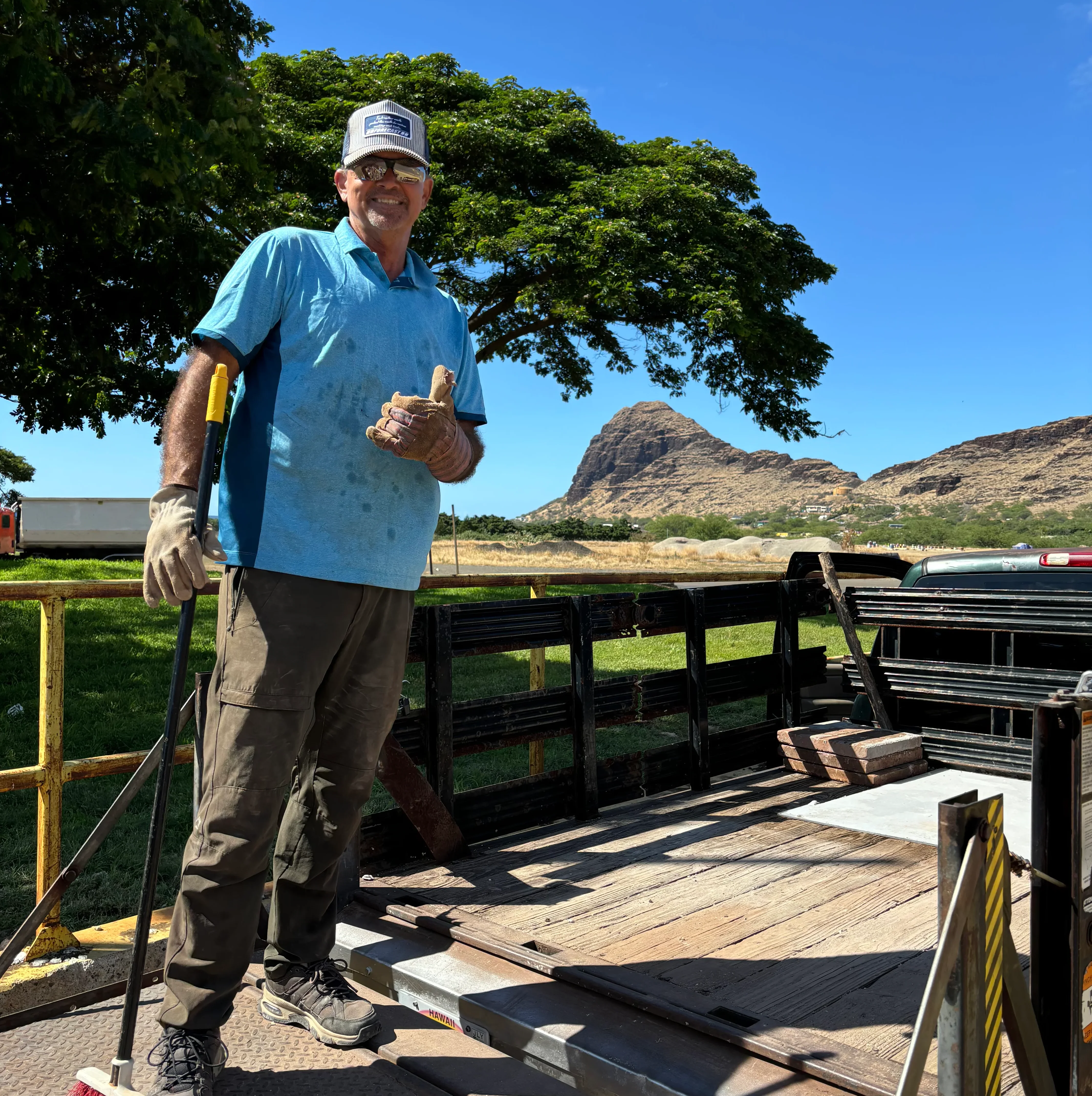 JunkForce Team and company vehicle